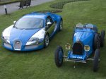2009 Bugatti Veyron Bleu Centenaire & 1925 Bugatti 35 Type A