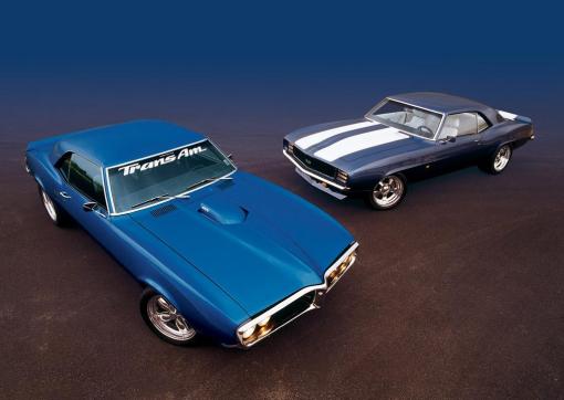 1967 Pontiac Trans Am & 1969 Chevrolet Camaro SS